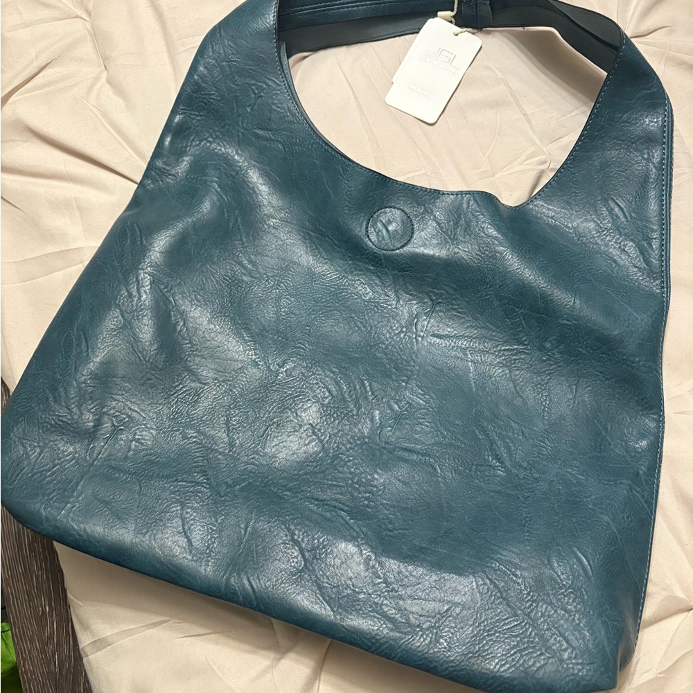 Teal Leather Women's Bag